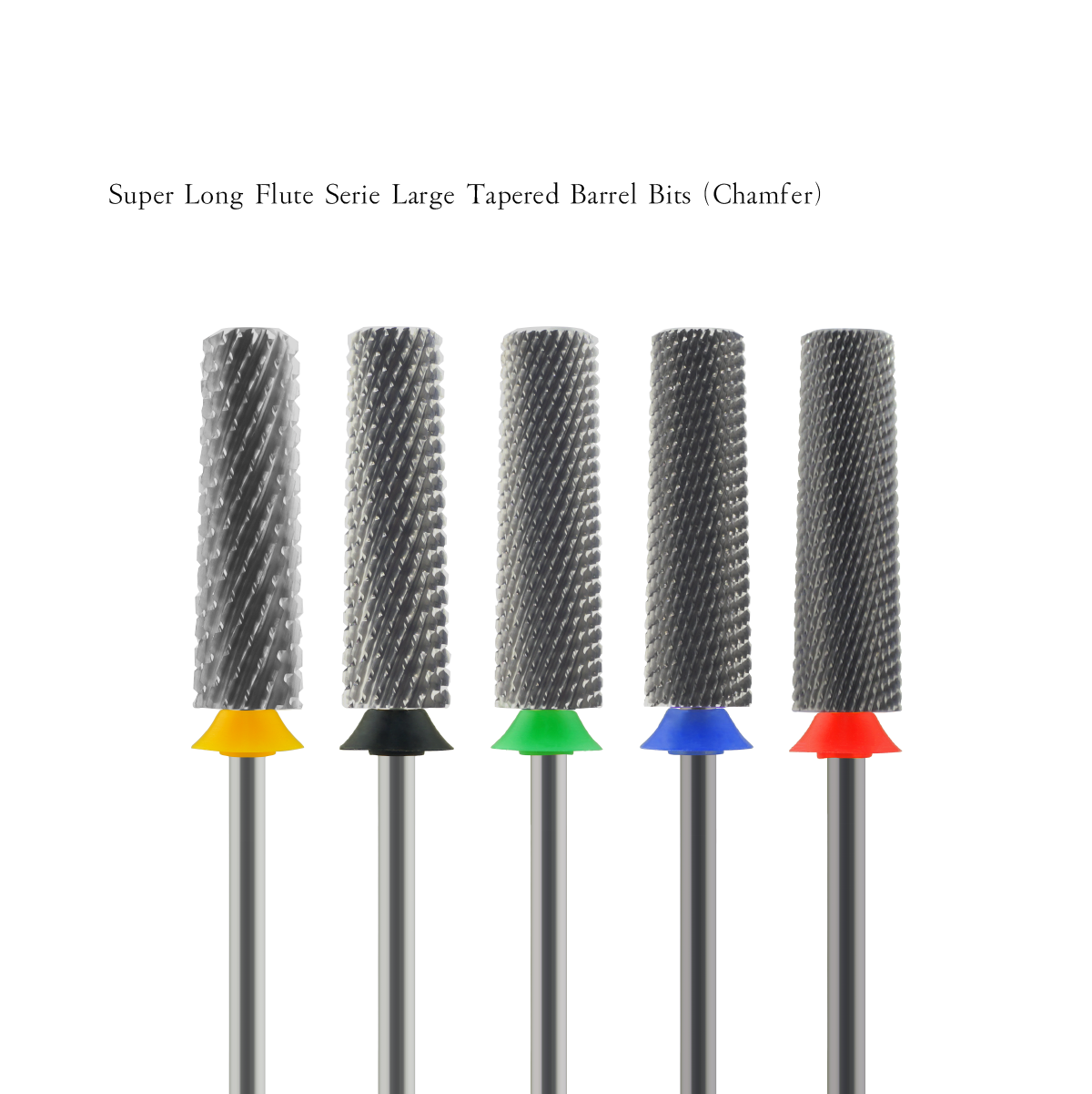 Burdental Super Long Flute Serie Large Tapered Barrel Nail drill bits Tools nails Nails accessory u&ntilde;as accesorios маникюрные товары| |   