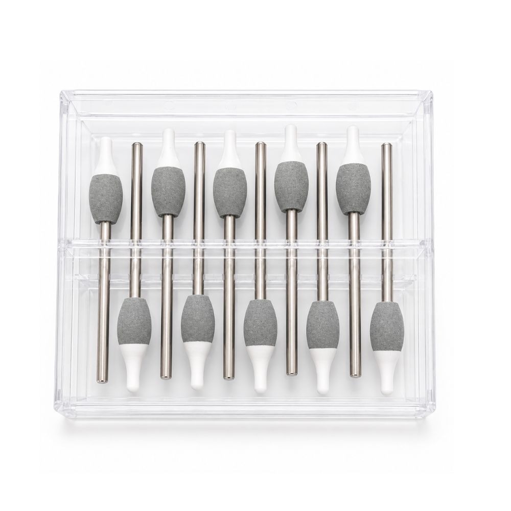 GZH507-7MF Pre-Sintered Zirconia Polishing Bur | Medium-Fine Wheel Disc