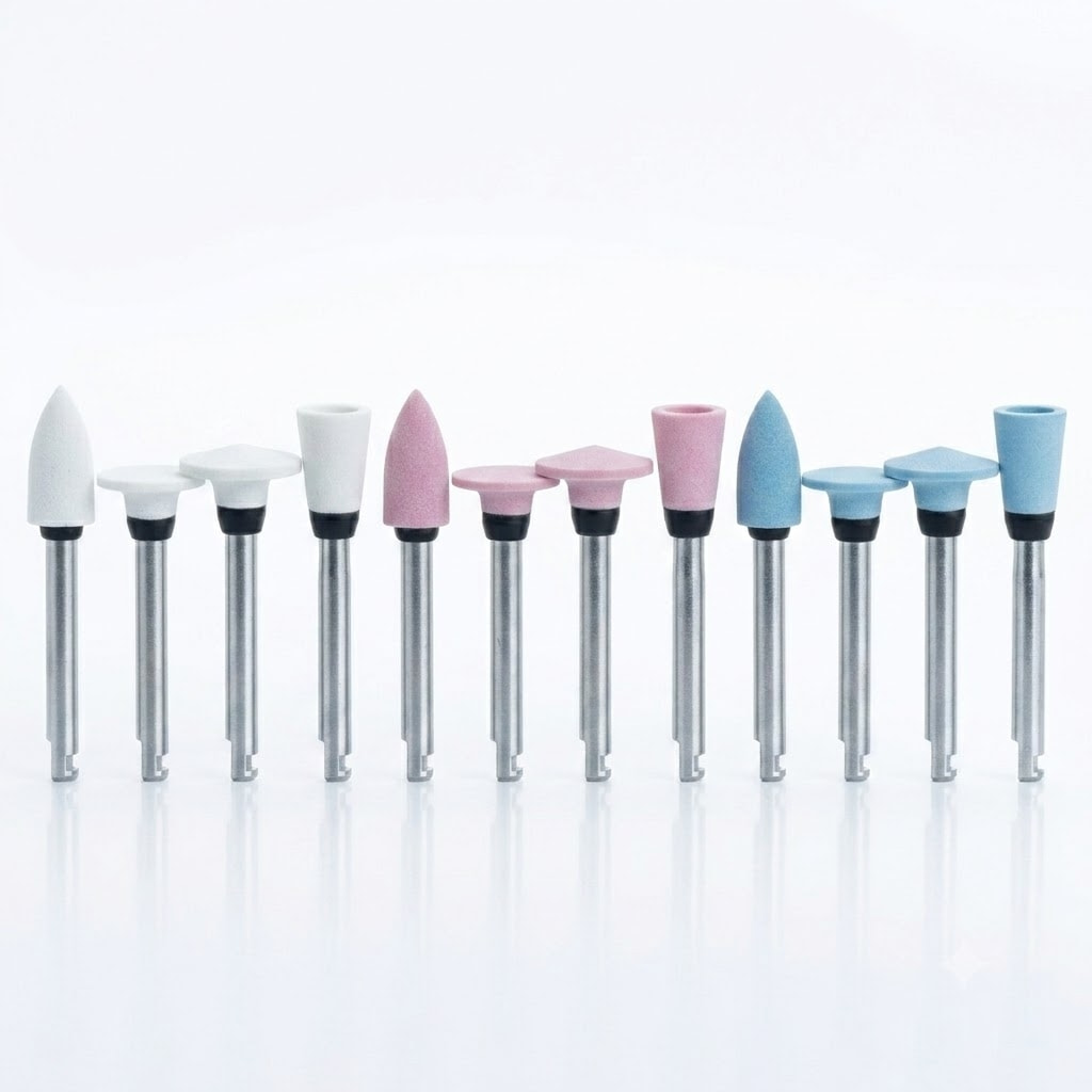 Twin-Color Polishers for Composite