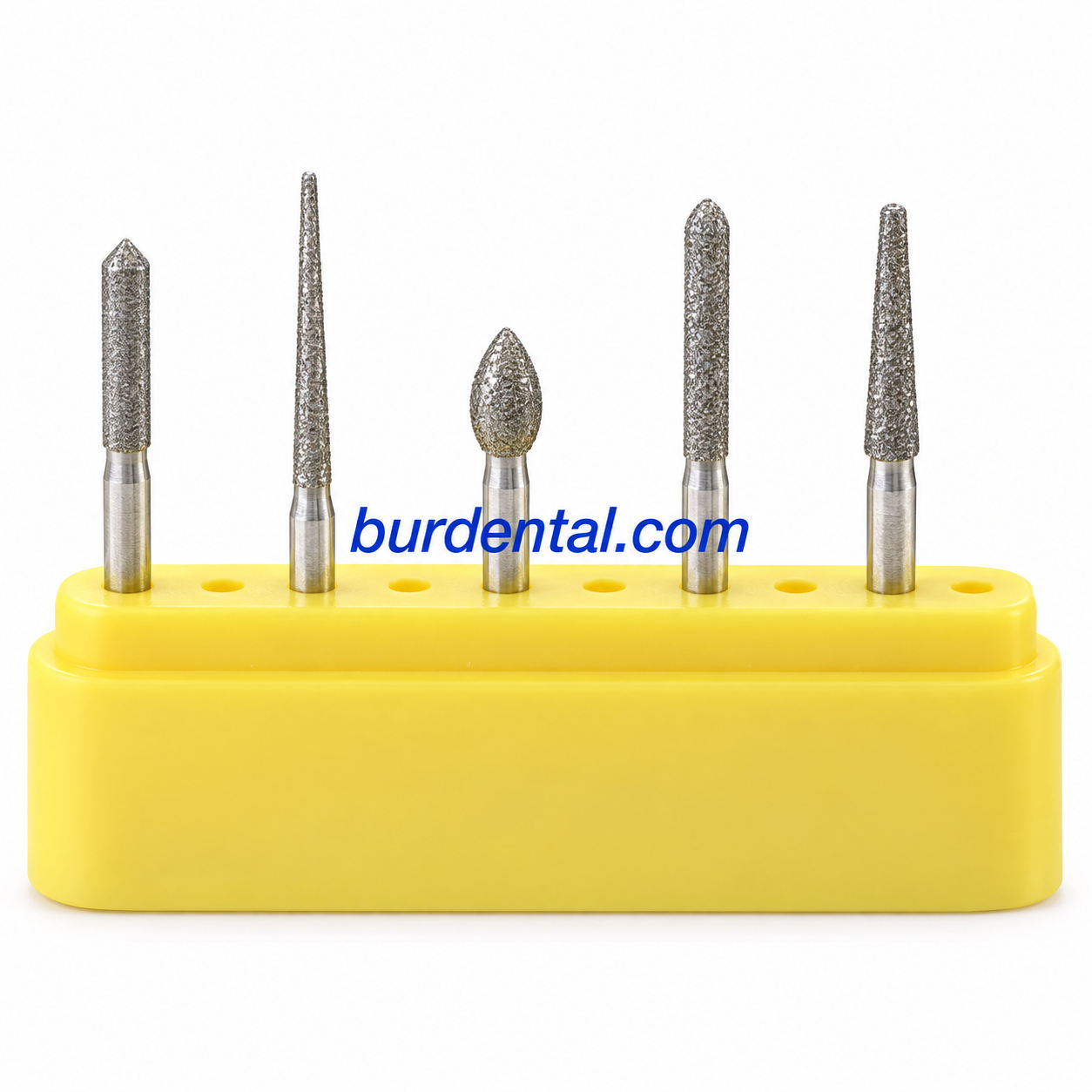 ZCFK-04 Zirconia Diamond Bur Kit FG Extra Fine 5 Pieces