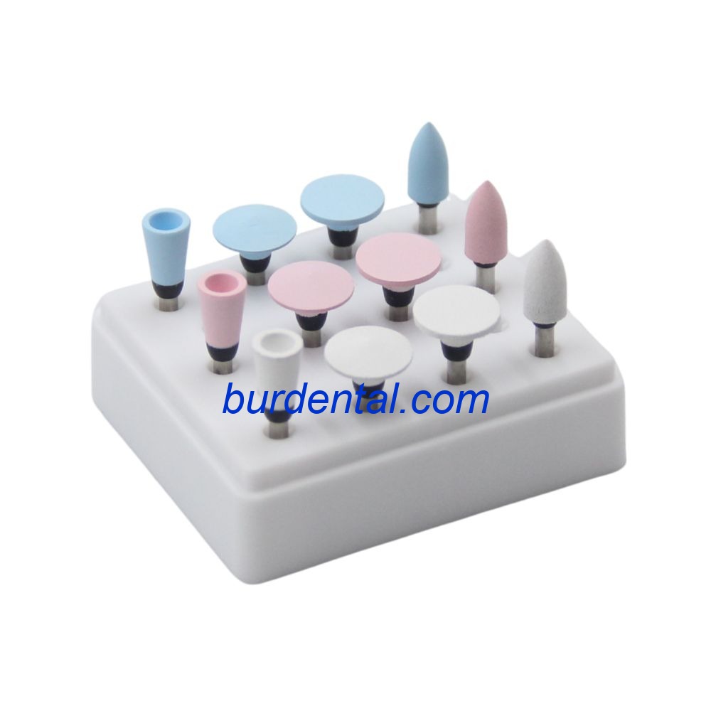 Twin-color polisher for composite