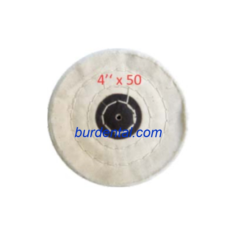 White Cloth Wheel 4 x 50