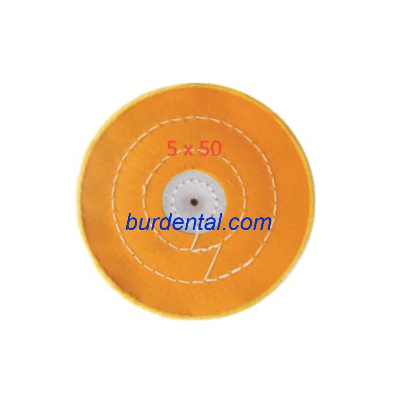 Yellow Cloth Wheel 5 x 50