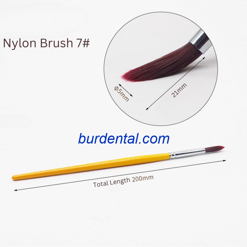 CEPABR7 Nylon Dental Porcelain Brush #7