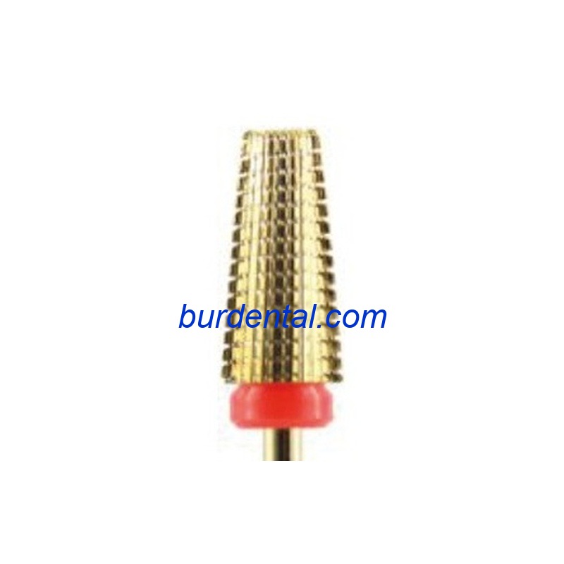 21B370F 5 In 1, Golden Tungsten Carbide Nail Bur Fine grit
