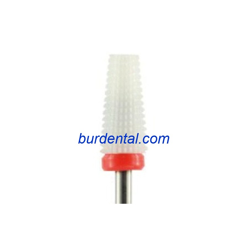 White Zriconia (Ceramic) Burs for Nails 22B160F