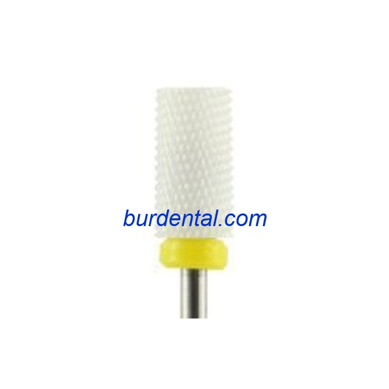 22A60XF Flat End Cylinder Ceramic Nail Bur Extra-fine grit