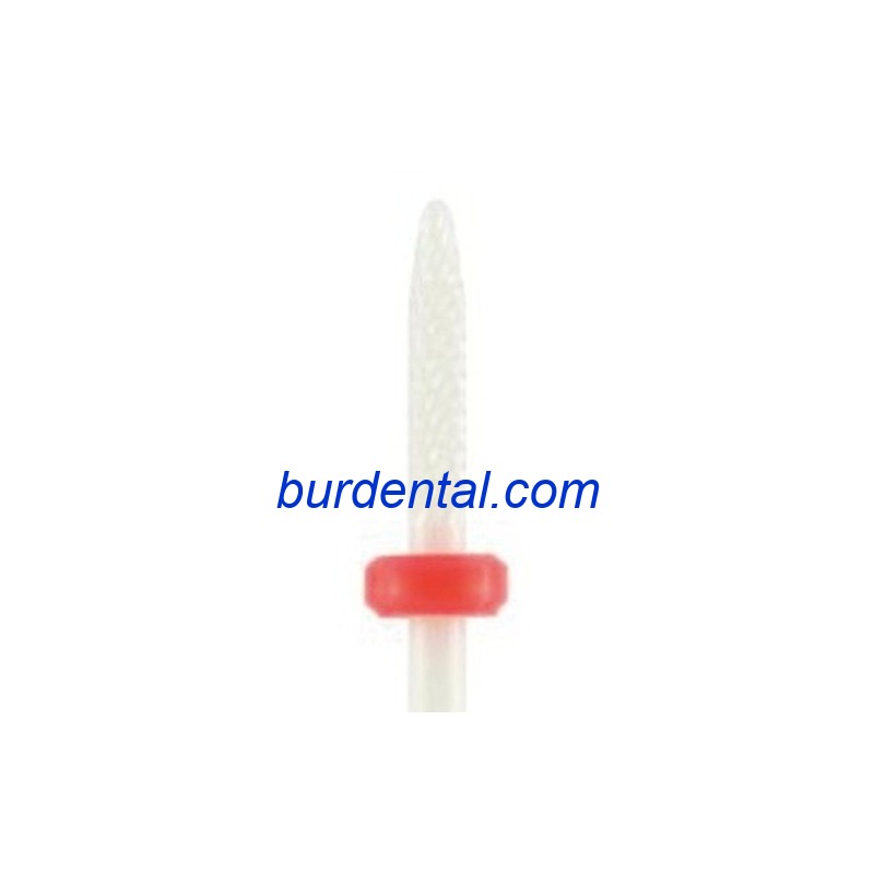 White Zriconia (Ceramic) Burs for Nails 22Q23F