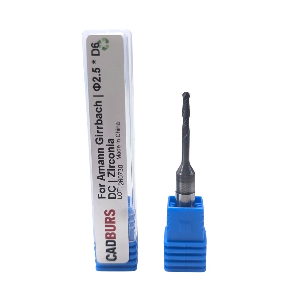 Amann Girrbach Zirconia Milling Bur 2.5mm DC Coated