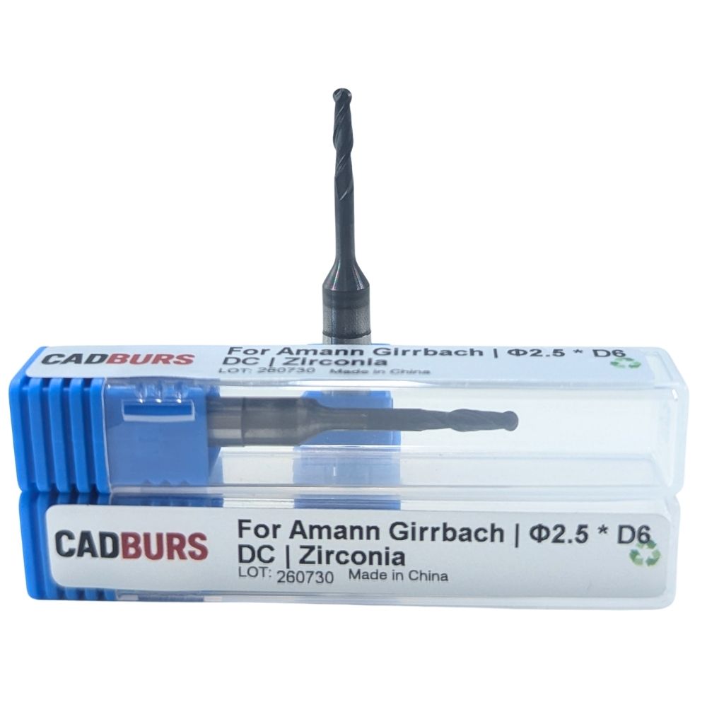 Amann Girrbach Zirconia Milling Bur 2.5mm DC Coated