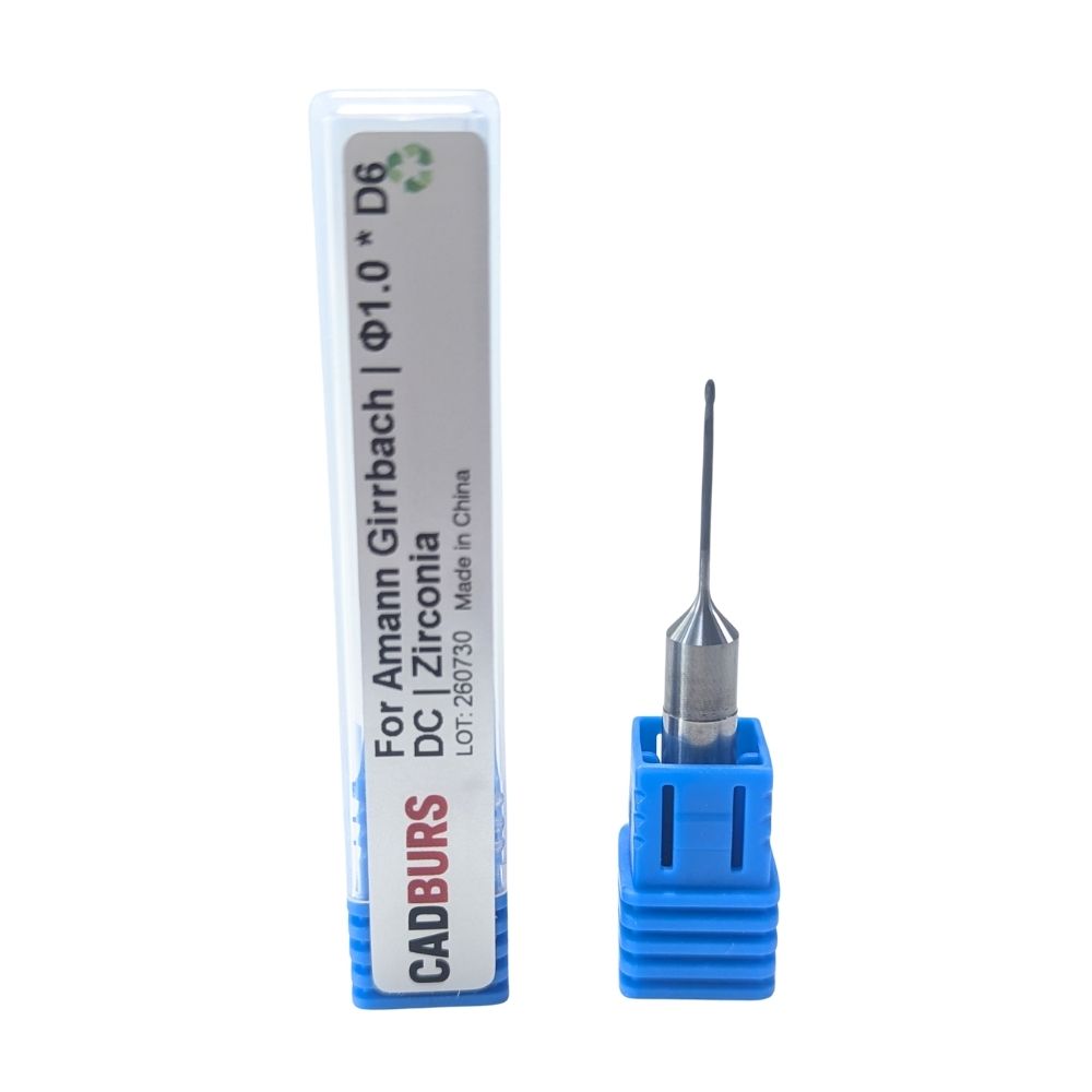 Amann Girrbach Zirconia Milling Bur 1.0mm DC Coated