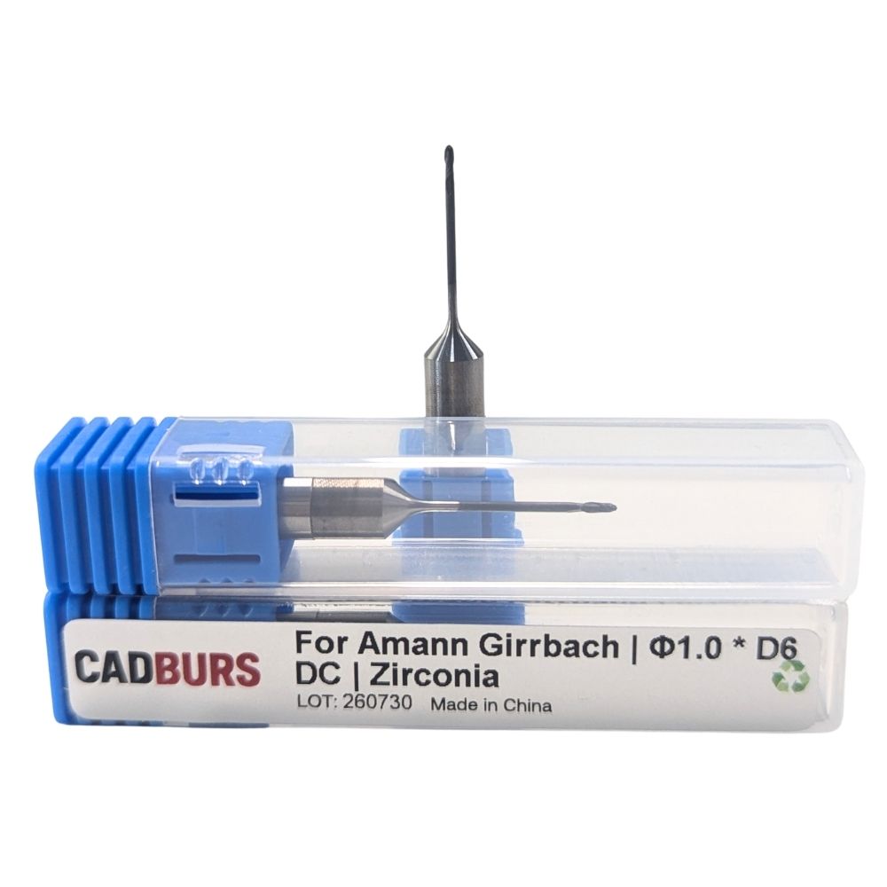 Amann Girrbach Zirconia Milling Bur 1.0mm DC Coated