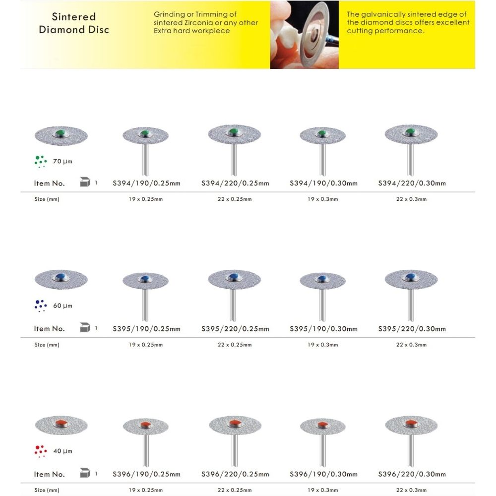 S3951925 Sintered Diamond Disc HP