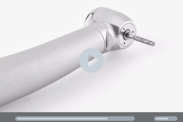Watch zirconia diamond bur demonstration video
