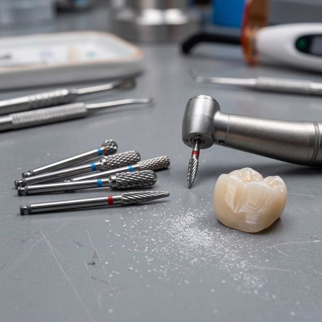 Tungsten Carbide Cutters RA Shank: Precision Lab Trimming