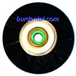 Black bristle hair polishing brush wheel 48mm