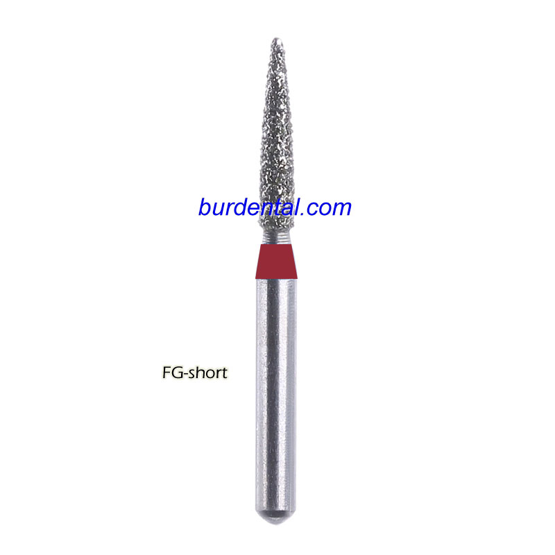 171-S013F/CD-59F FG Short Flat Cone/Taper head 1.3mm Blue Fine Diamond Bur FG Short