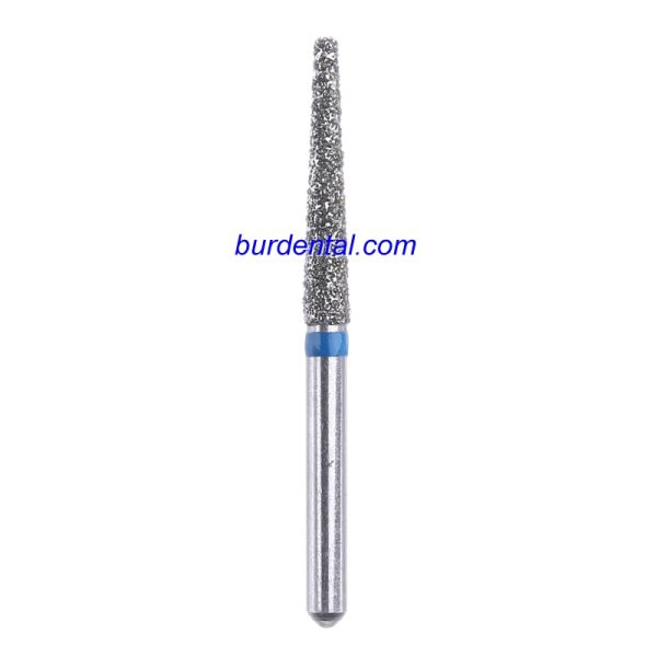 169-R010M/TF-R41 RA/CA Standard Flat Cone/Taper head 1mm Blue Medium Diamond Bur RA