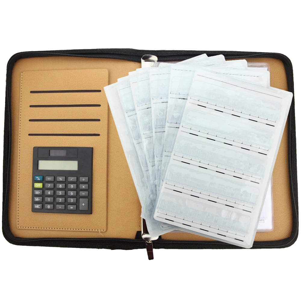 171B5-PLASTIC-SHEET Dental Bur Sample Wallet