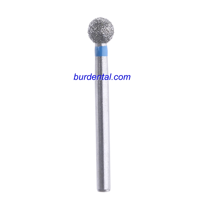 001-X014M/BR-X41 FG Long Round head 1.4mm Blue Medium Diamond Bur FG Long