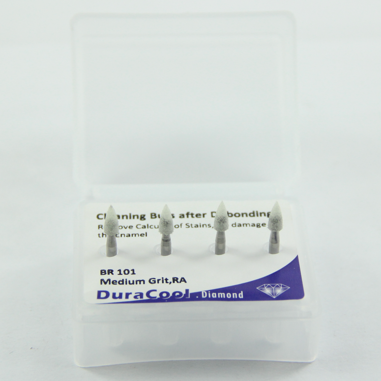 BR101 Bullet Medium Grit Cleaning Bur After Debonding RA