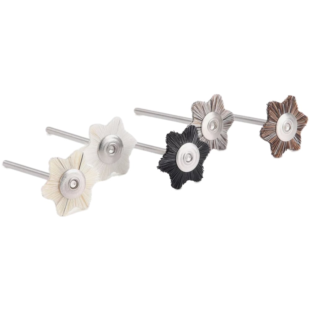 BUZZUFY Universal Polisher Brush - Light Blue 5.5x15mm Soft Silicone Polish Tool