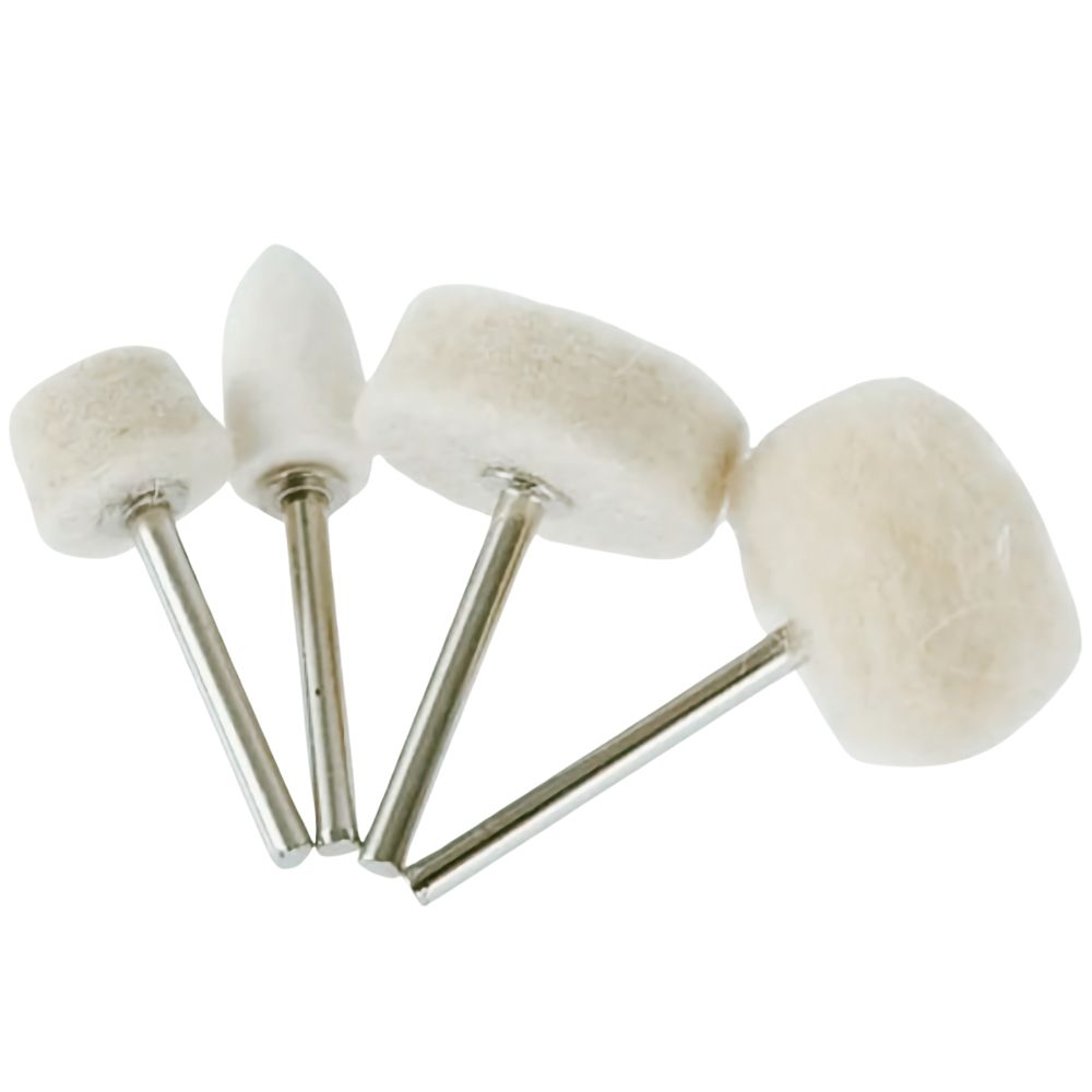 Wool Felt Buffing Wheel Dremel Polishing Rotary Tool Dental Felt Bobs & Burs Polishers for Lab