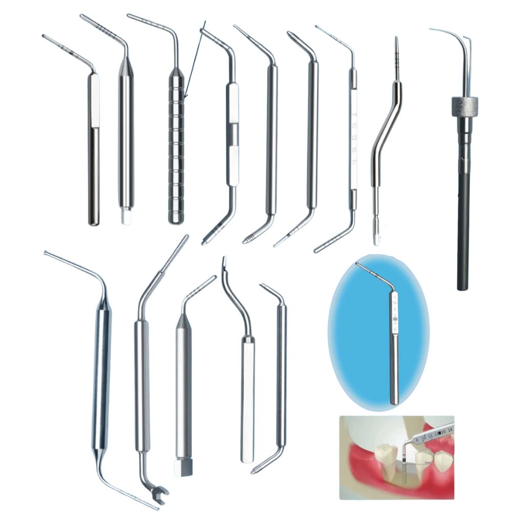 Depth Gauge For Implantology Dental Implant Direction Depth Indicator