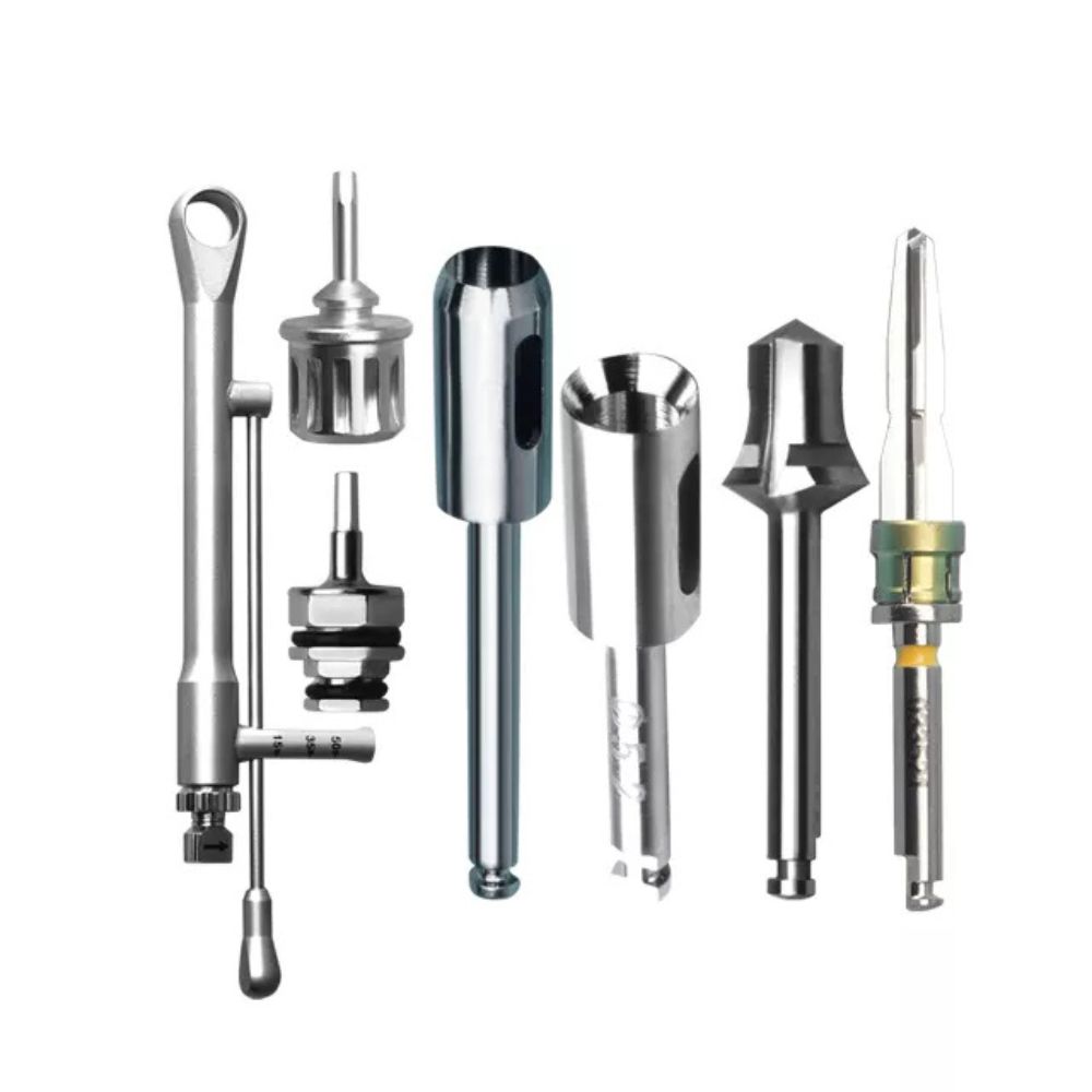 High Anti-rust Stainless Steel Dental Spring Wrench Dentistry Torque Wrench Dental Implant rRatchet Wrench