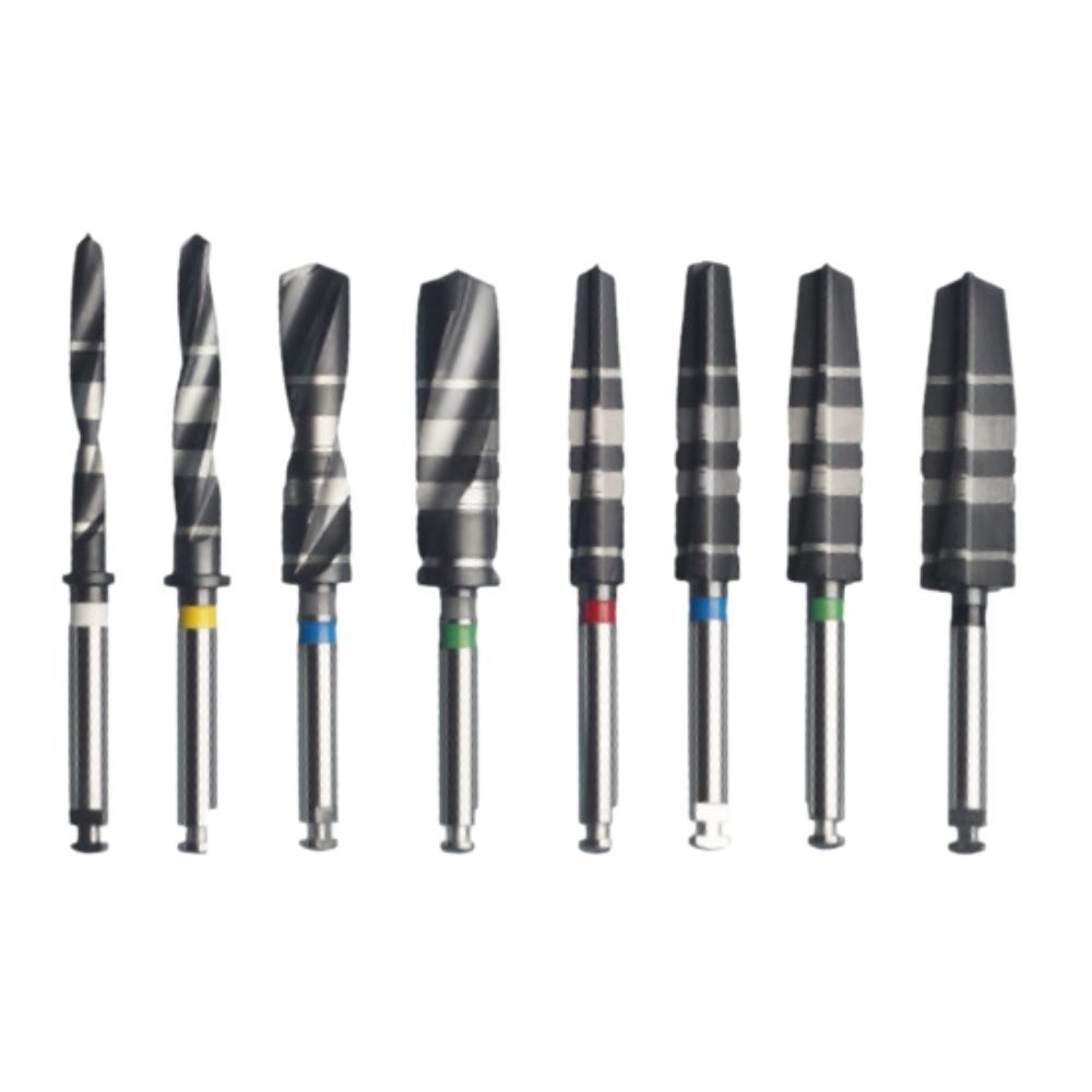 Stainless Steel Dental Drill Bits Guiding Implant Drills