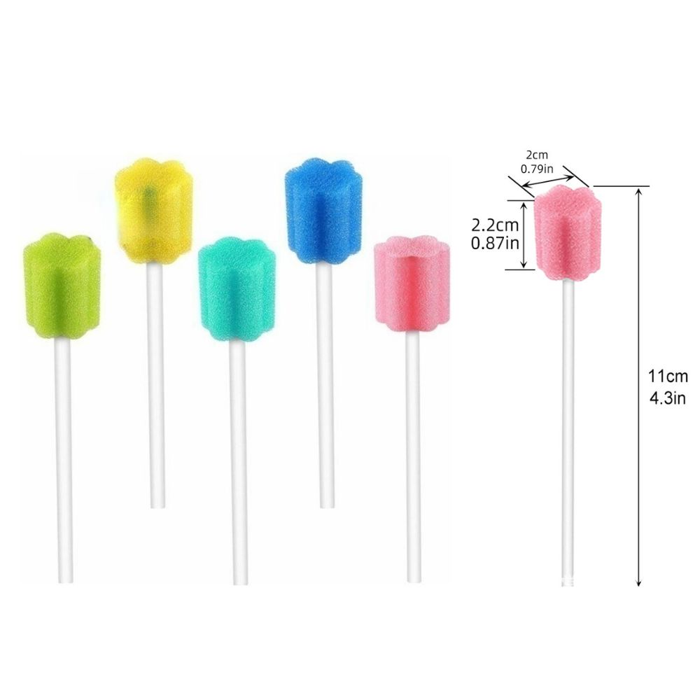 Oral Care Swabs Disposable Oral Care Sponge Swabs Mouth Swabs Dental Sponge Stick