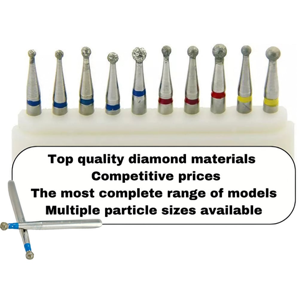 001-016EF Round Diamond Bur FG Extra-fine grit