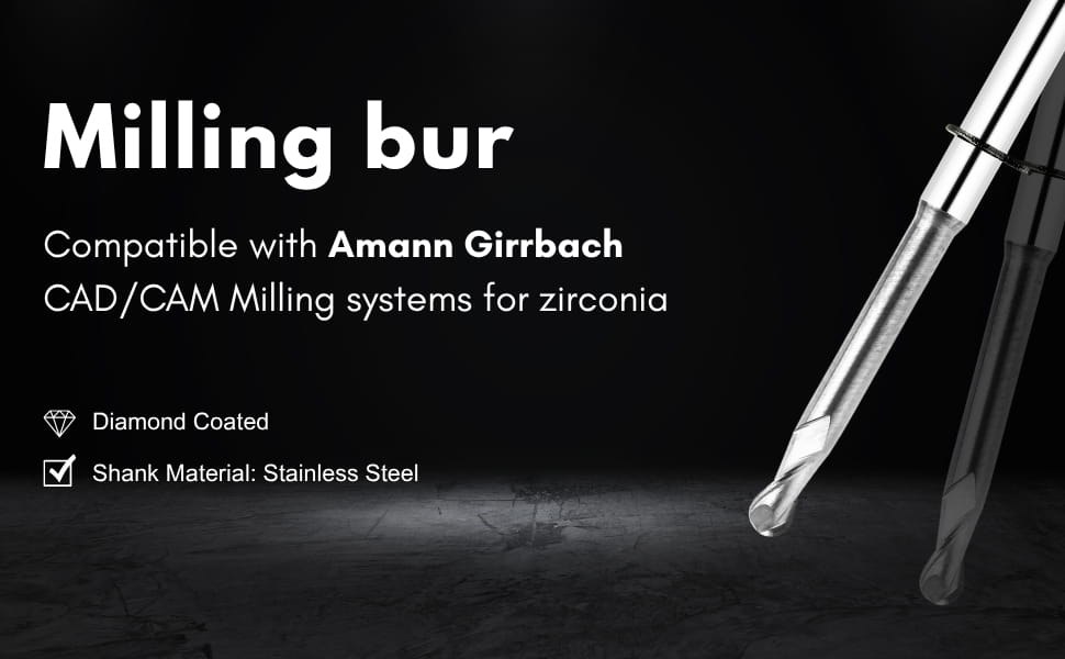 AG-R25RC18D3TL47-Zir dental milling bur