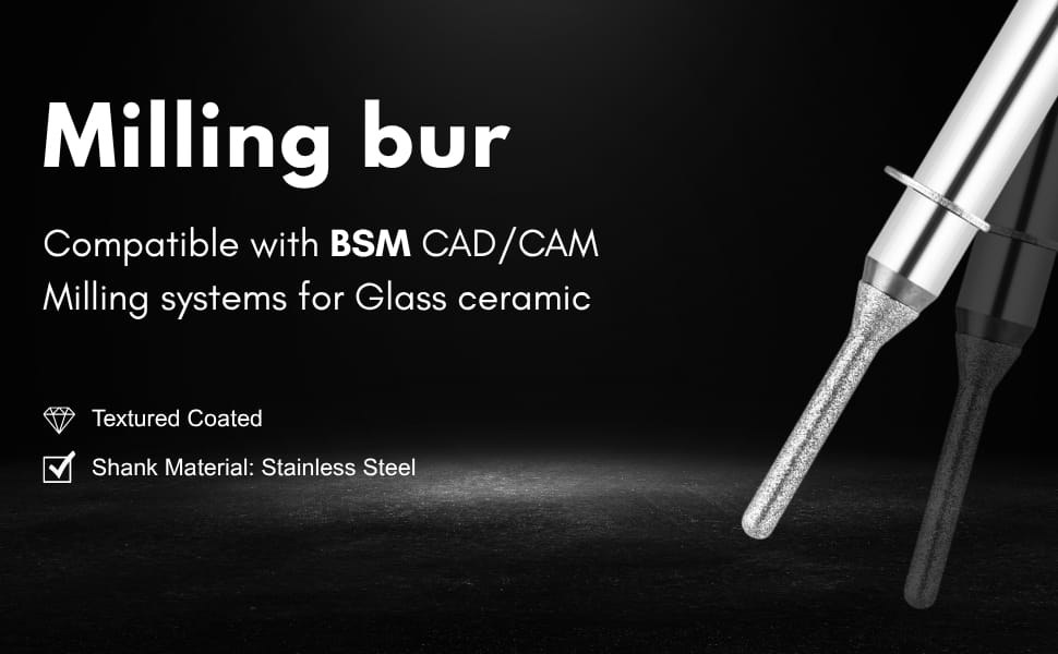 BSM-R25RC15D6TL40-GC dental milling bur