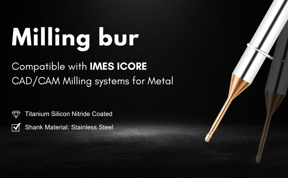 IC-R22RC18D6TL50-Drill-Metal dental milling bur