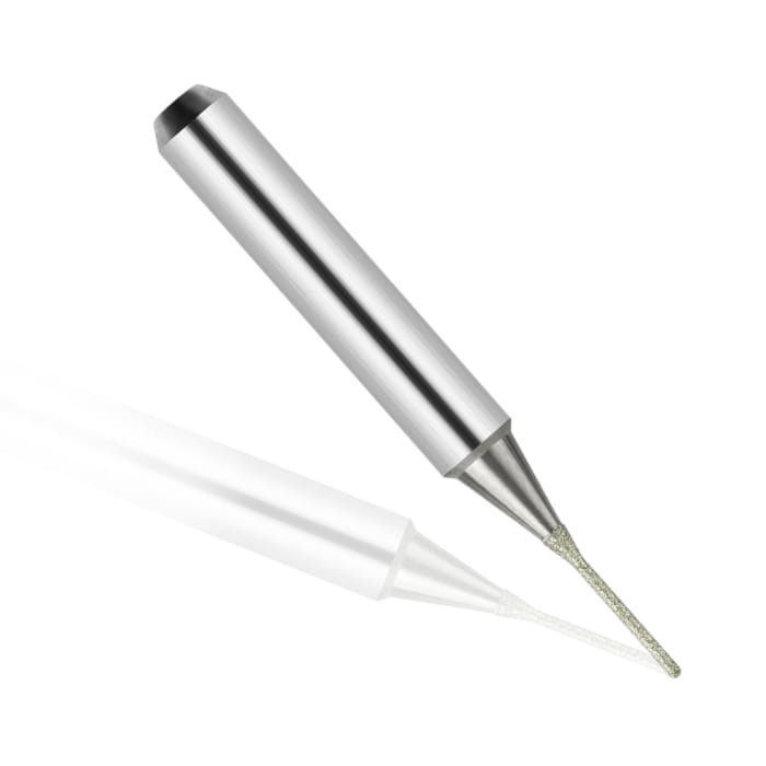 D3-R10RC10D6TL50-GC Dentium Compatible Glass Ceramic Milling Bur 1.0 mm