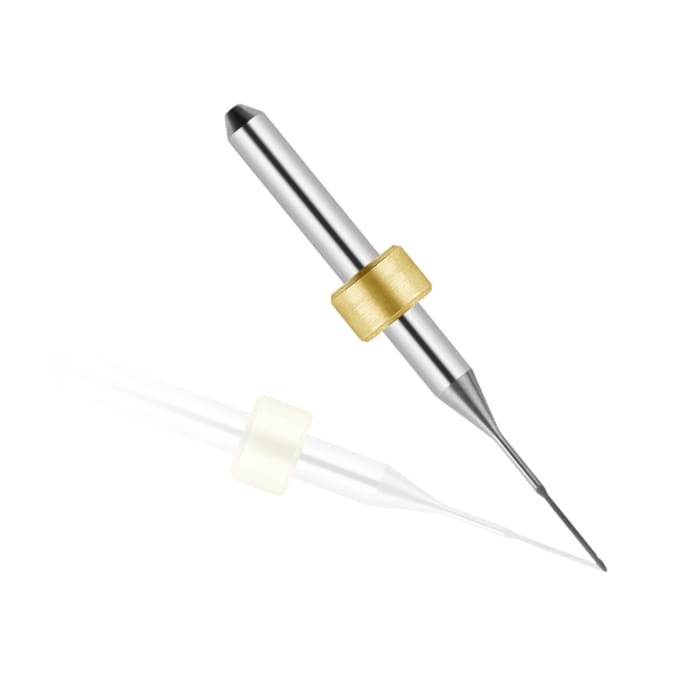 IDEAL-R06RC10D4TL50-Ball-Zir Ideal Compatible Zirconia DC Coated Milling Bur 0.6 mm