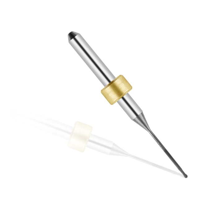 Ideal Compatible Zirconia DC Coated Milling Bur 1.0 mm
