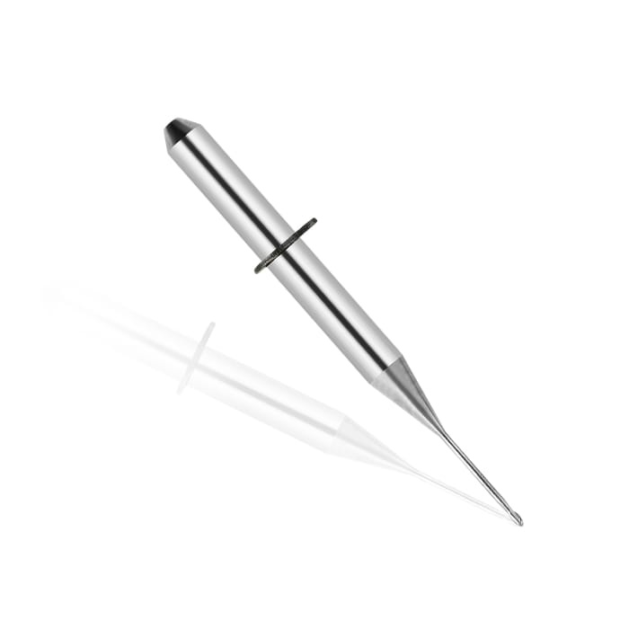 VHF Compatible Zirconia DC Coated Milling Bur 0.6 mm