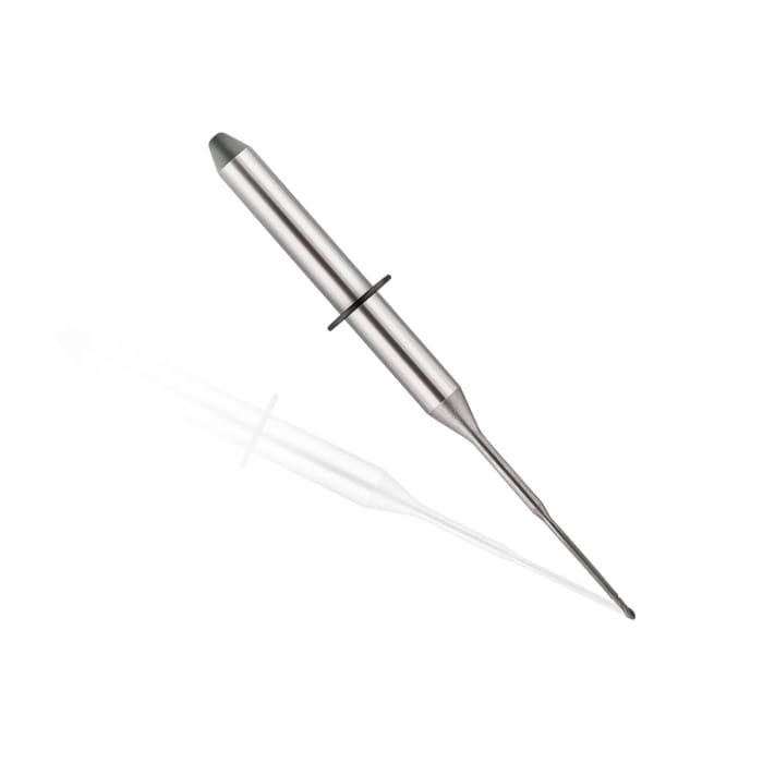 VHF Compatible Zirconia DC Coated Milling Bur 0.6 mm