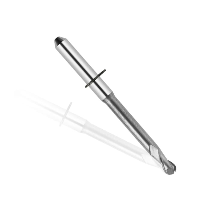 VHF Compatible Zirconia DC Coated Milling Bur 2.5 mm