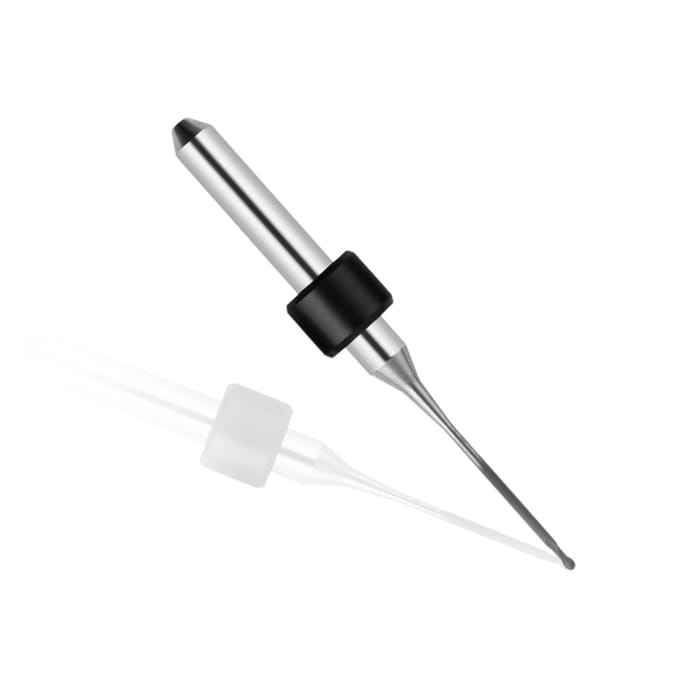 Xmill-R10LRC20D4TL50-Zir XTCERA Compatible Zirconia DC Coated Milling Bur 1.0 mm