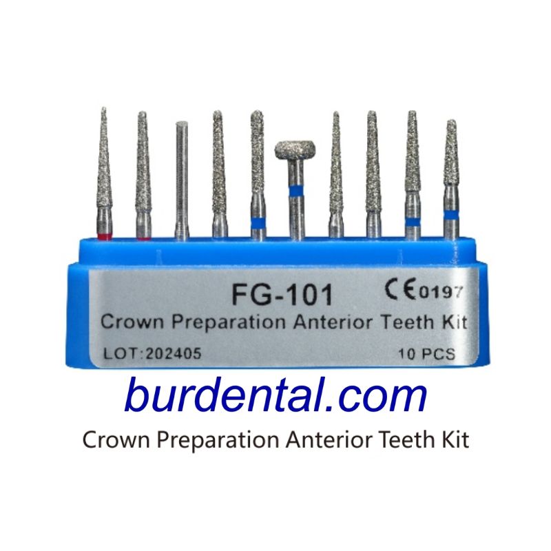 FG101 Crown and Bridge Preparation Kit - Anterior Teeth