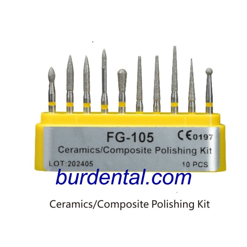 Ceramics and Composite Polishing Diamond Bur Kit