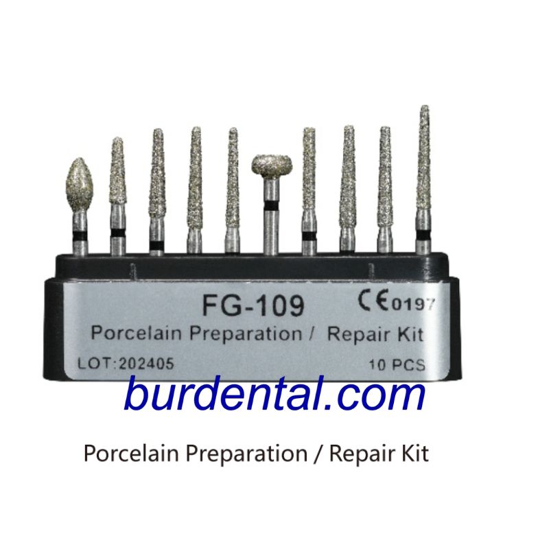Porcelain Preparation and Repair Diamond Bur Kit