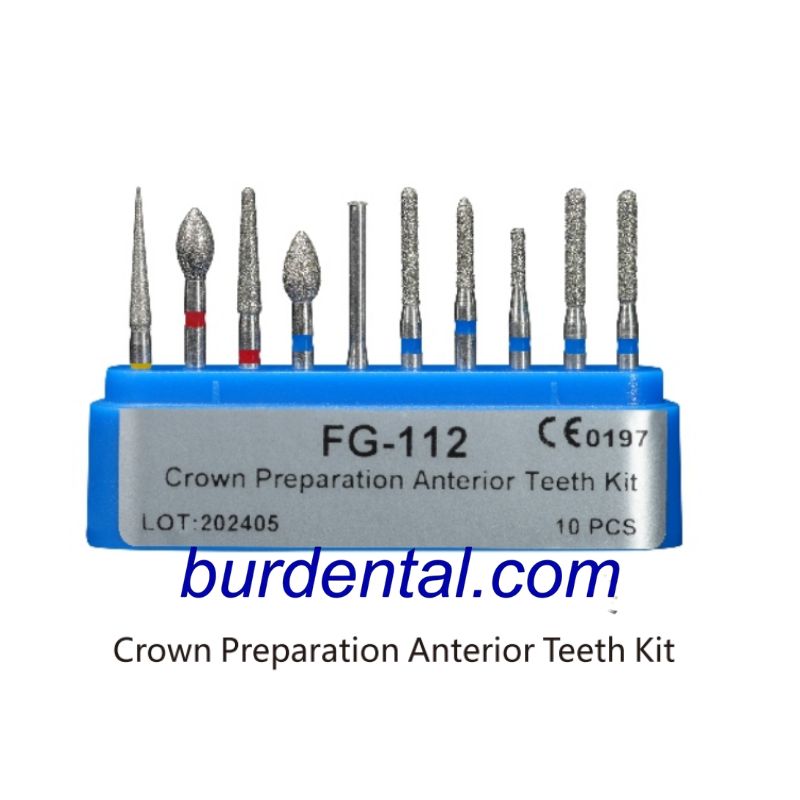 Crown Preparation Kit - Anterior Teeth