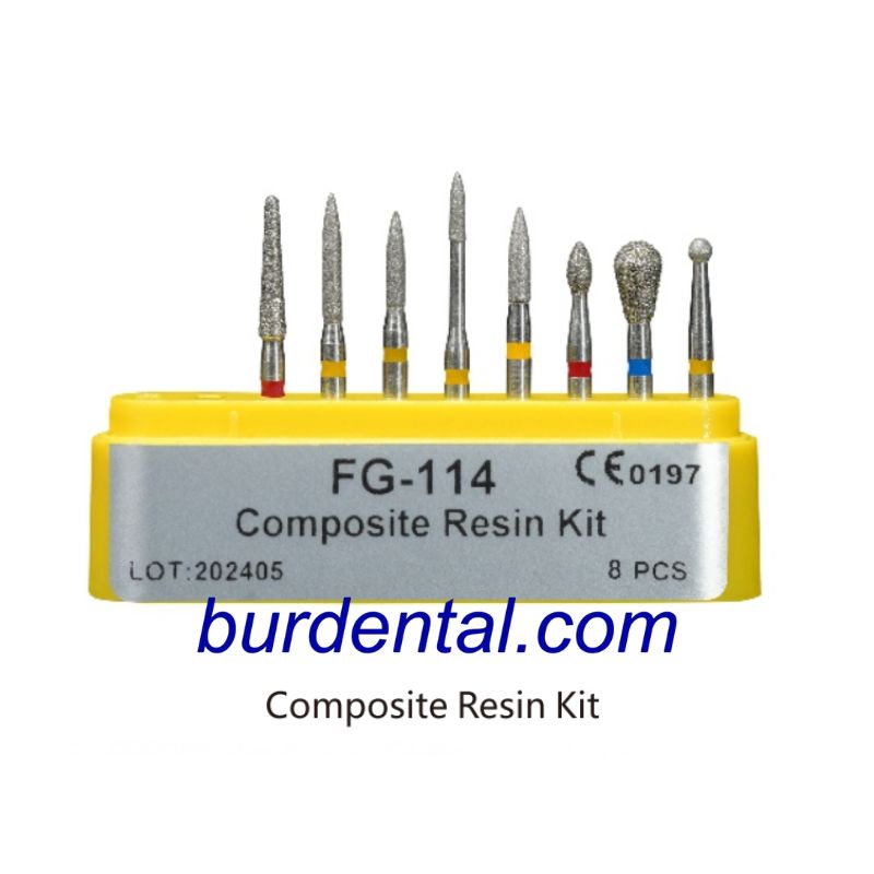 Composite Resin Preparation Diamond Bur Kit