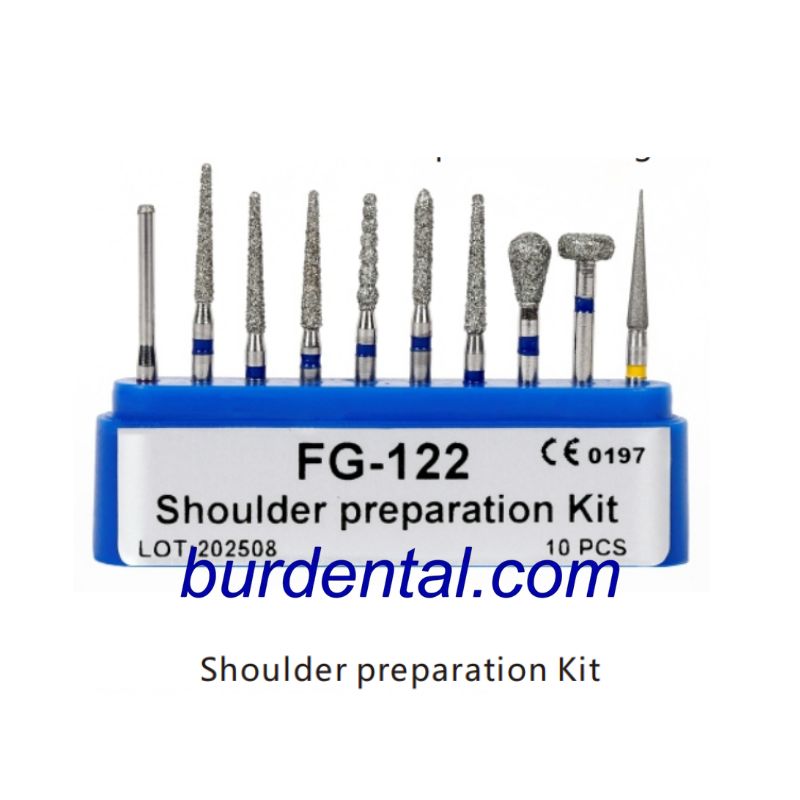 Shoulder Preparation Diamond Bur Kit