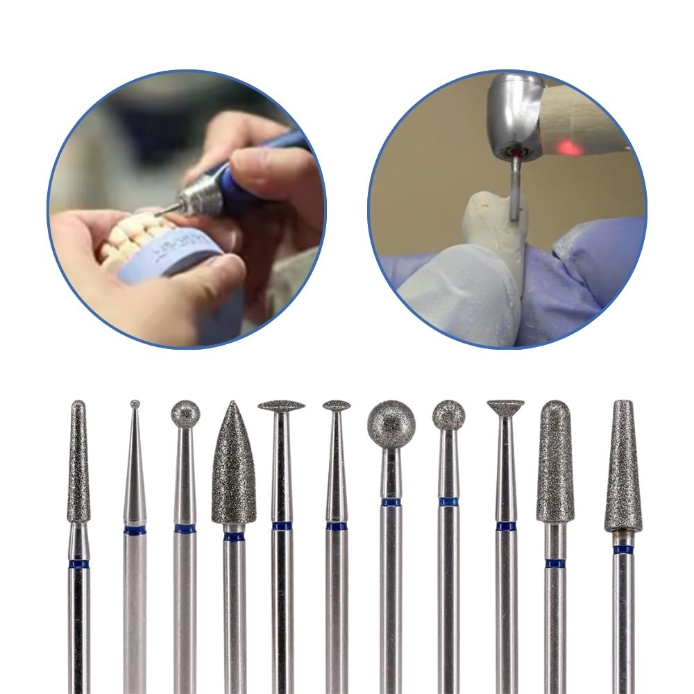 CF60 Round Taper Diamond Bur HP Coarse grit
