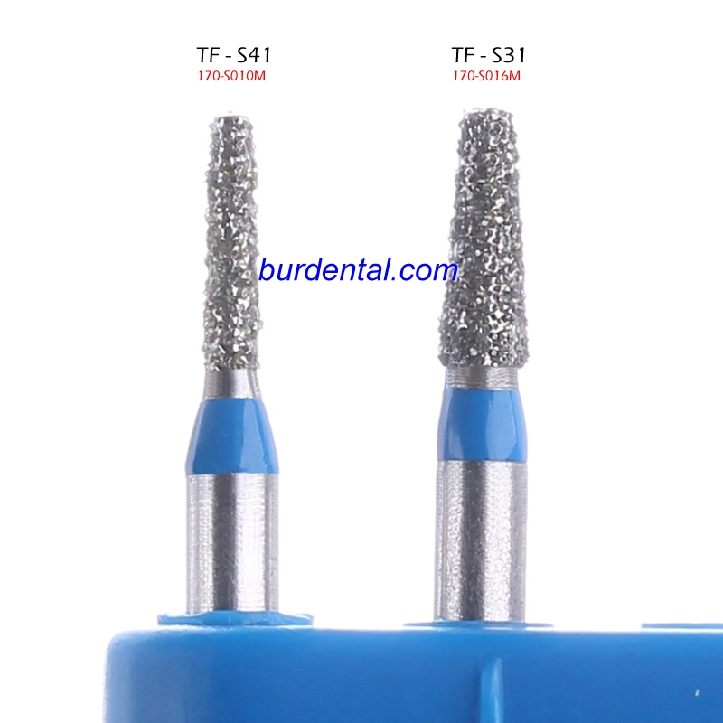170-S021M Flat End Taper Diamond Bur FG Medium grit